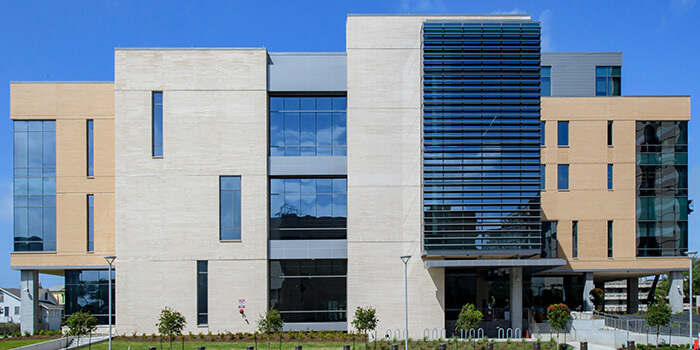 Exterior view of the HEC building