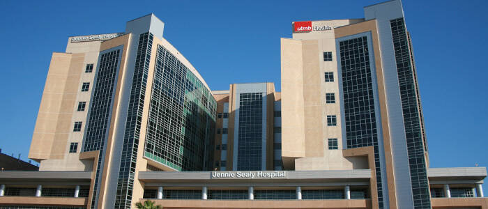 Exterior view of Jennie Sealy Building