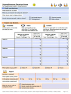 Image of English - Ottawa Personal Decision Guide PDF