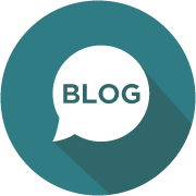 blog in a word bubble