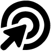 mouse curser inside of two circles
