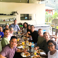 Dr. Cabada with Global Health Students in Peru