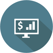 financial reporting icon